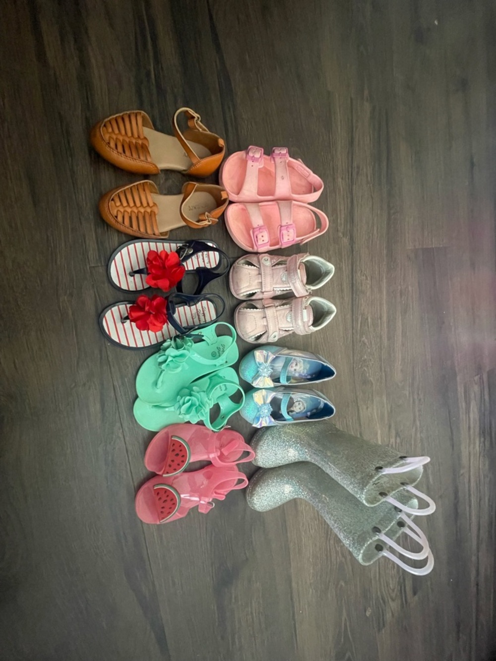 Toddler girl lot Sandals & summer- Comfortable Everyday Shoes